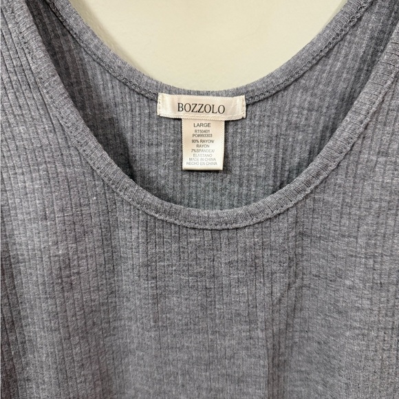 Gray Ribbed Women's body suit NEW - Picture 4 of 4